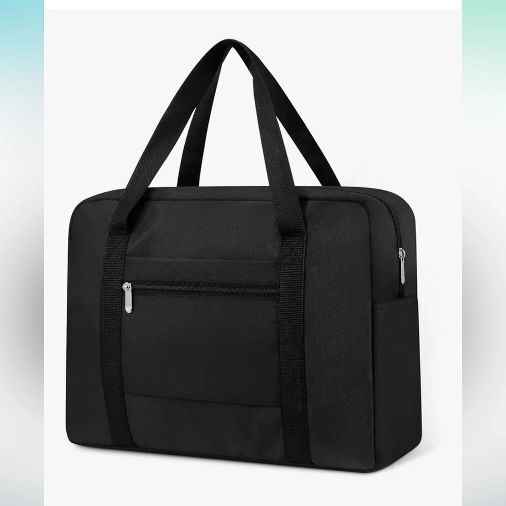 🆕 Travel Duffel Bag Foldable Weekender Overnight Bag for Men Women Lightweight